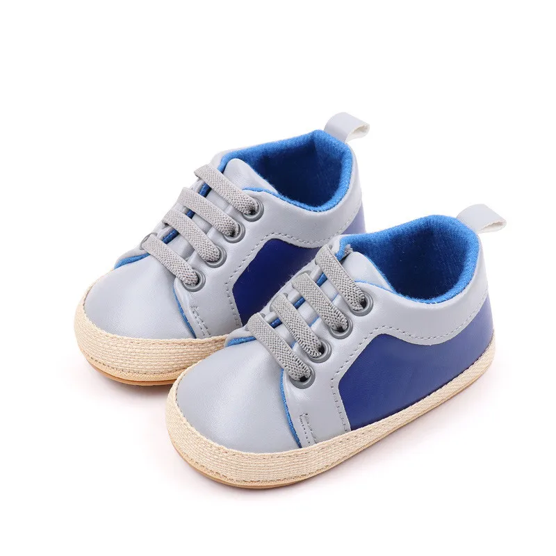 Zapatos de cuero suave para bebé – Primeros pasos con suela antideslizante - imagen 2