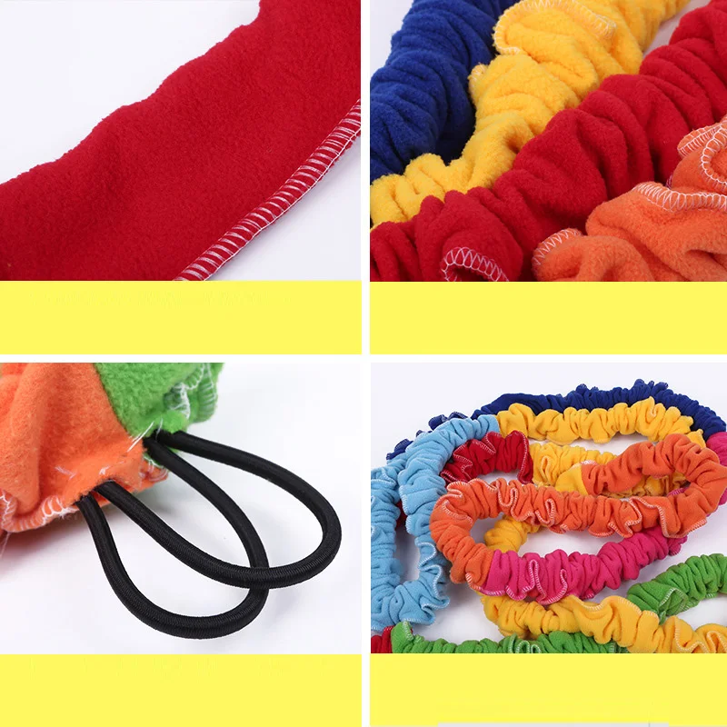 Colores multicolores y costuras