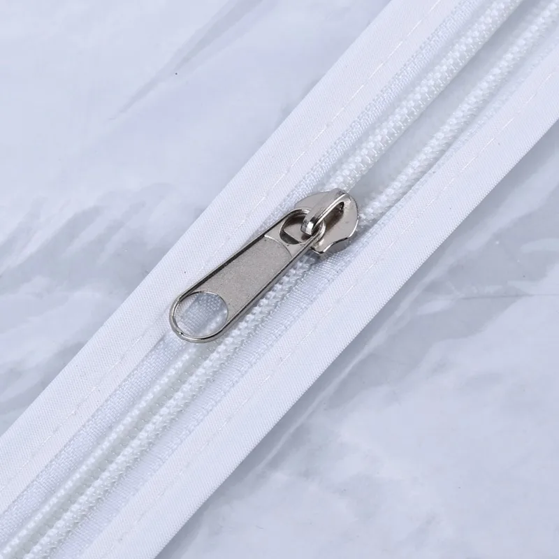 Funda antipolvo transparente para vestido de novia con cremallera - imagen 3