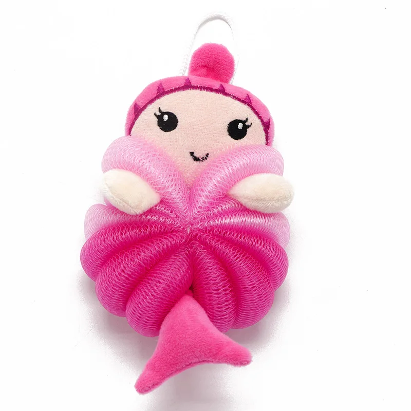 Esponja de baño de unicornio y sirena para niños – Bola de ducha y masaje - imagen 2