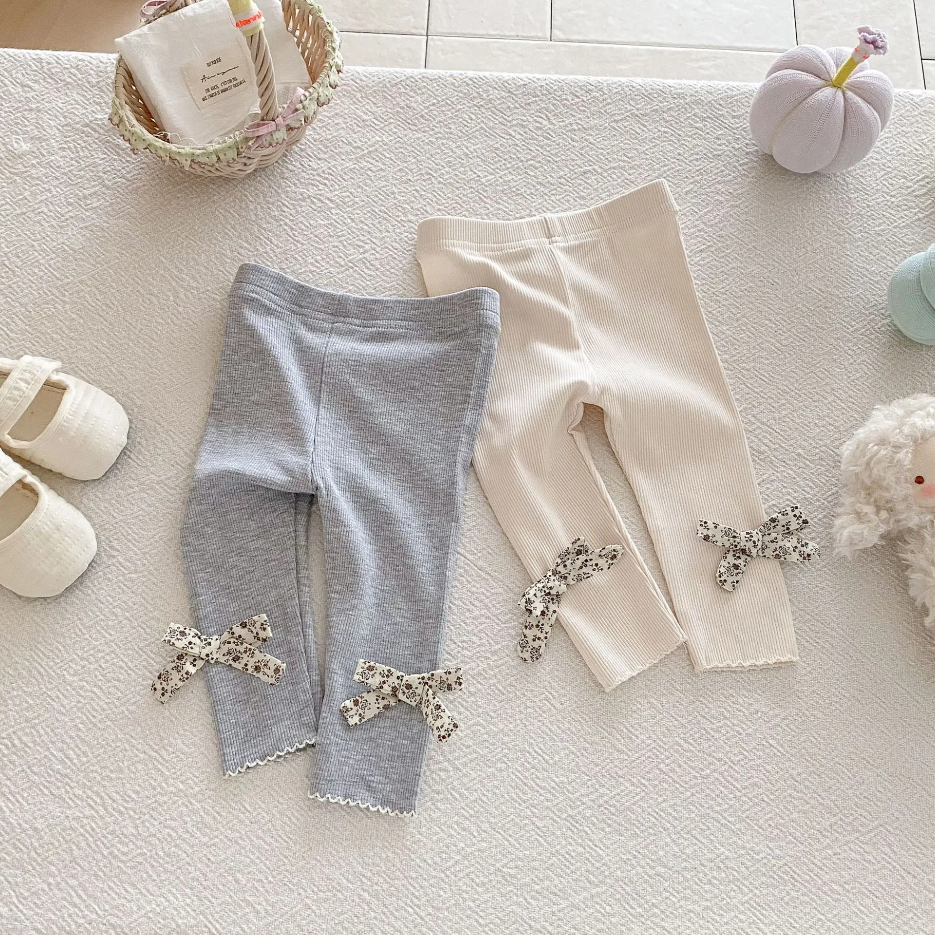 Leggings para niña con arco – Elásticos suaves, ideal otoño - imagen 3