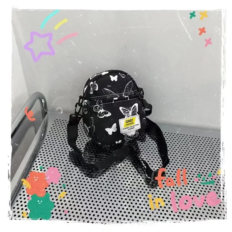 Mochila bandolera infantil mariposas mini para juguetes al aire libre - imagen 4