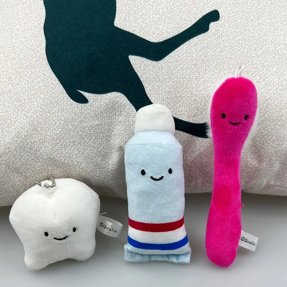 Llavero peluche con forma de diente para cuidado dental - imagen 5