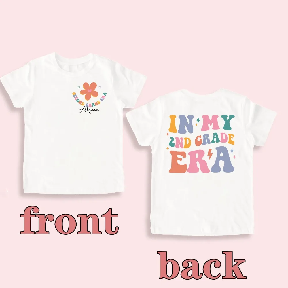 Camiseta personalizada para el primer día de escuela infantil - imagen 3
