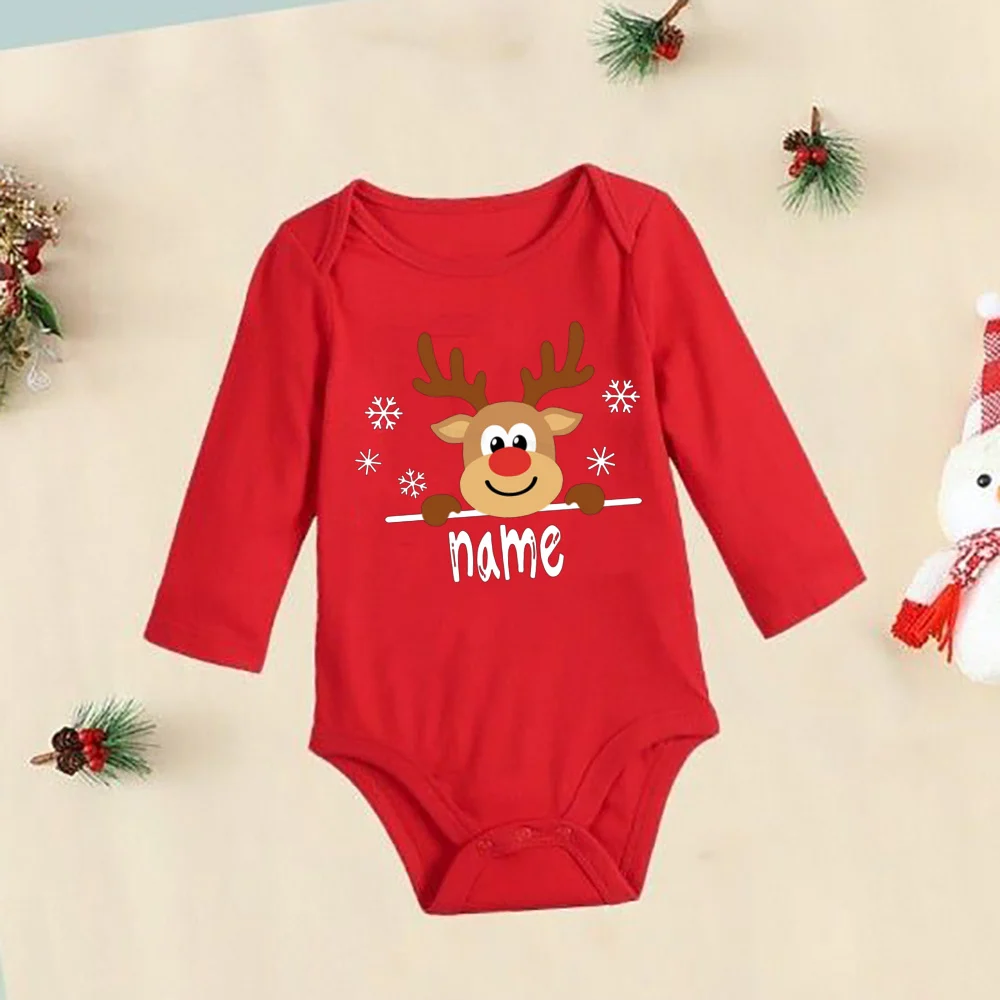 Vista frontal del body con motivos navideños