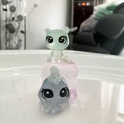 Oso de peluche LPS Dogs suave para niños