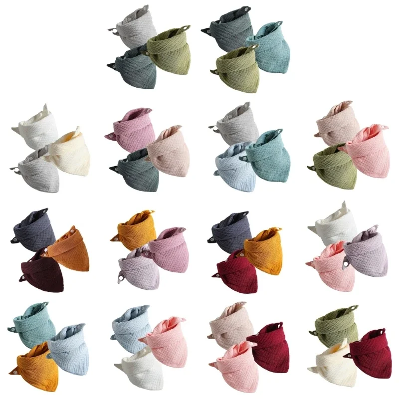 Baberos bandana absorbentes para bebé – regalo práctico y cómodo - imagen 3