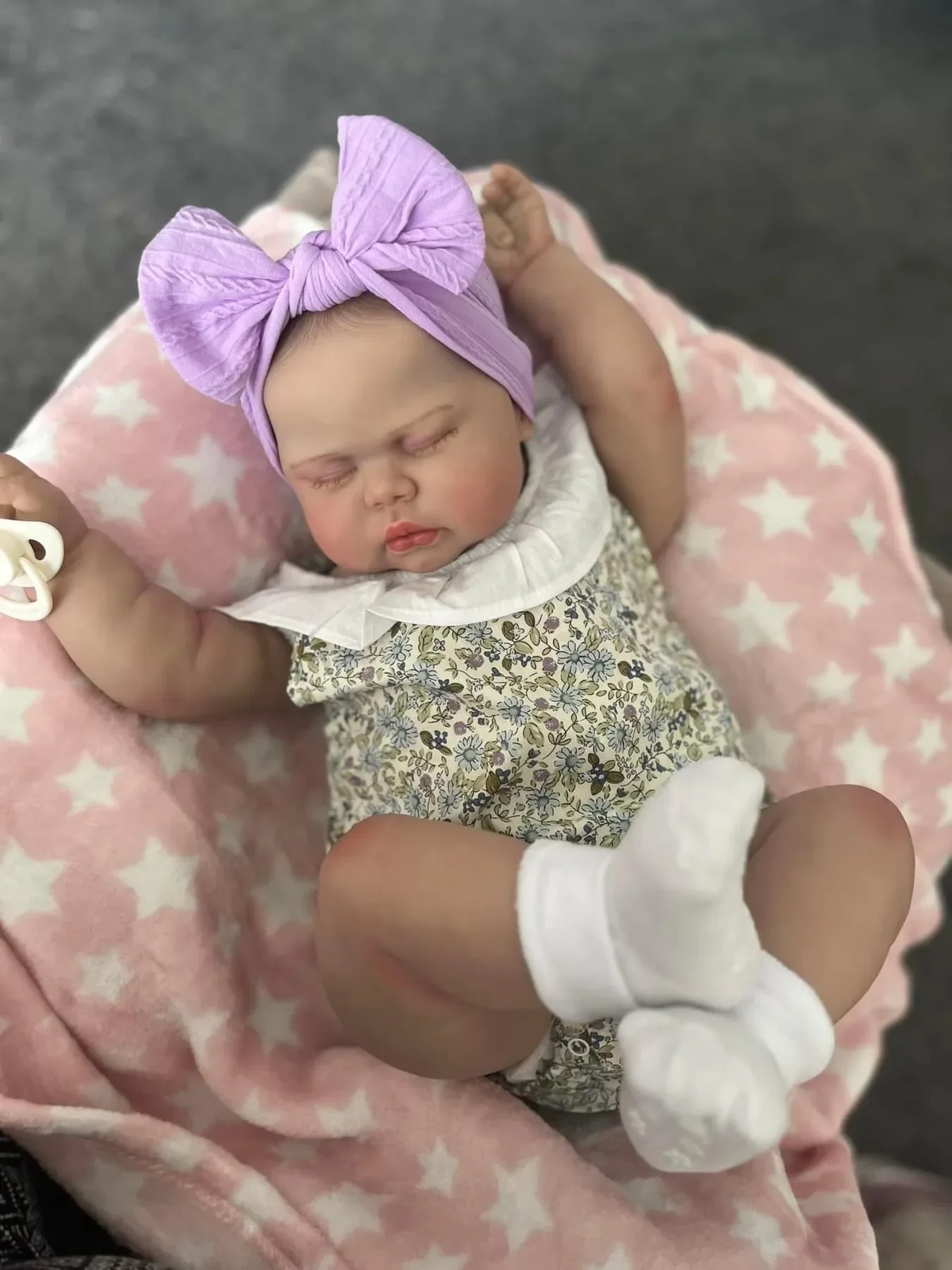 NPK Muñeca reborn realista con piel 3D pintada a mano, coleccionable - imagen 5