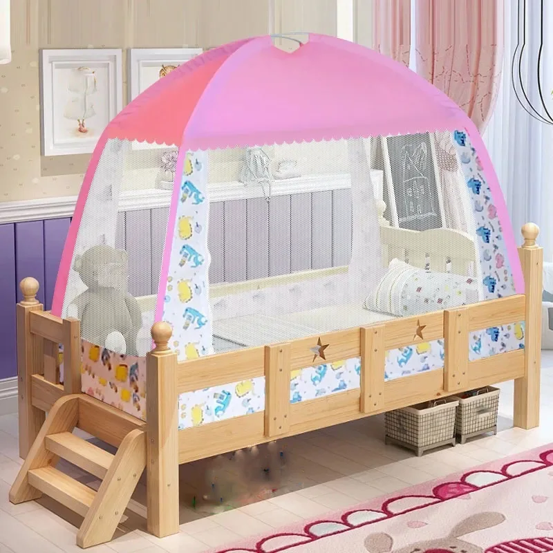 Mosquitera tipo yurta para bebé con dibujos animados, plegable - imagen 4