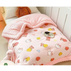 Manta bebé de terciopelo suave – Ideal para recién nacido e invierno