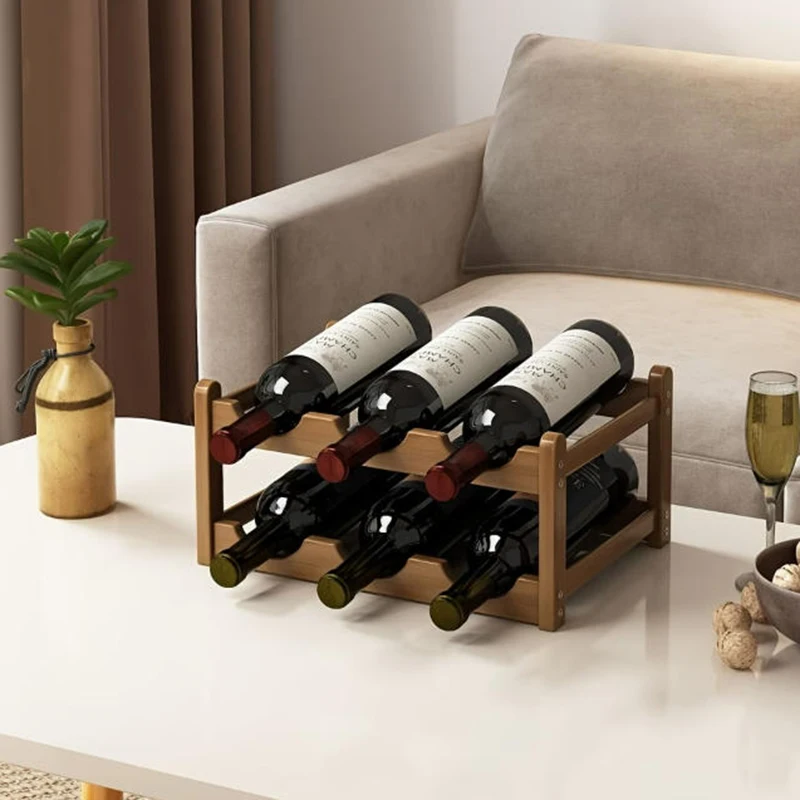 Estante para vinos decorativo de rejilla, montaje fácil en casa - imagen 2
