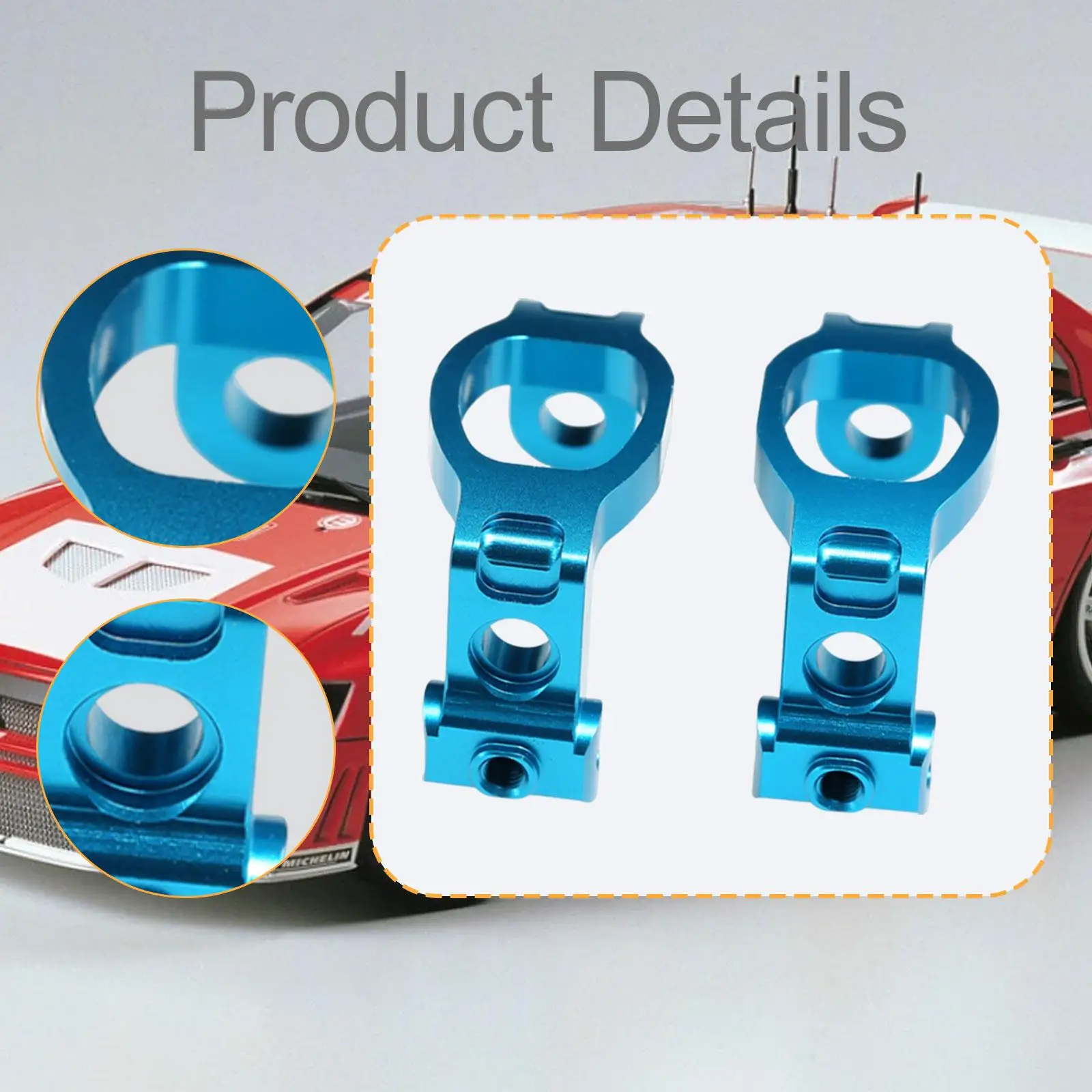 Soportes de coche RC de aluminio portátil – Aleación ligera resistente - imagen 5