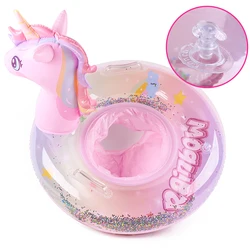 Flotador de piscina unicornio para niños – anillo inflable