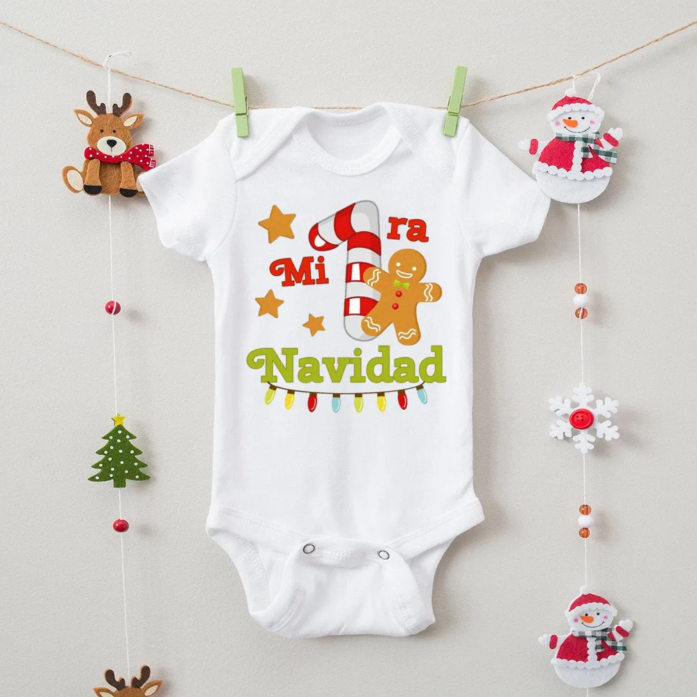 Body bebé con estampado español para Navidad - imagen 3