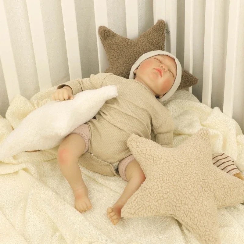 Almohada estrella de felpa suave para posar al bebé recién nacido - imagen 2