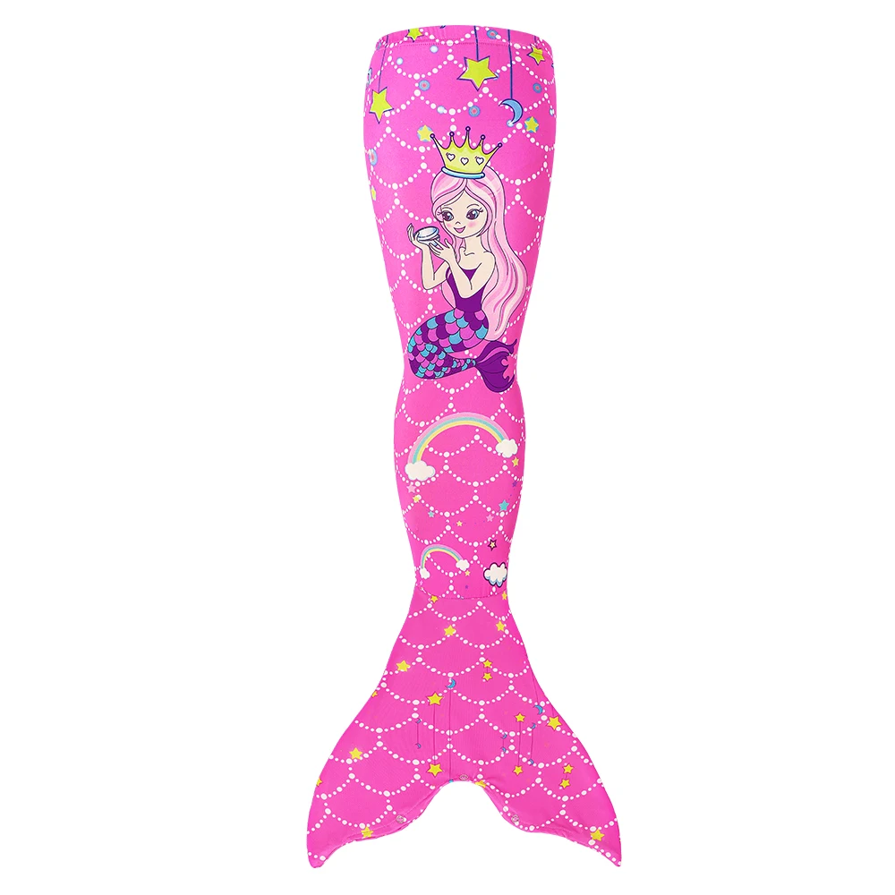 Traje de baño de sirena para niñas con cola de fantasía - imagen 5