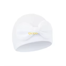 Gorro para bebé suave transpirable con lazo para recién nacidos