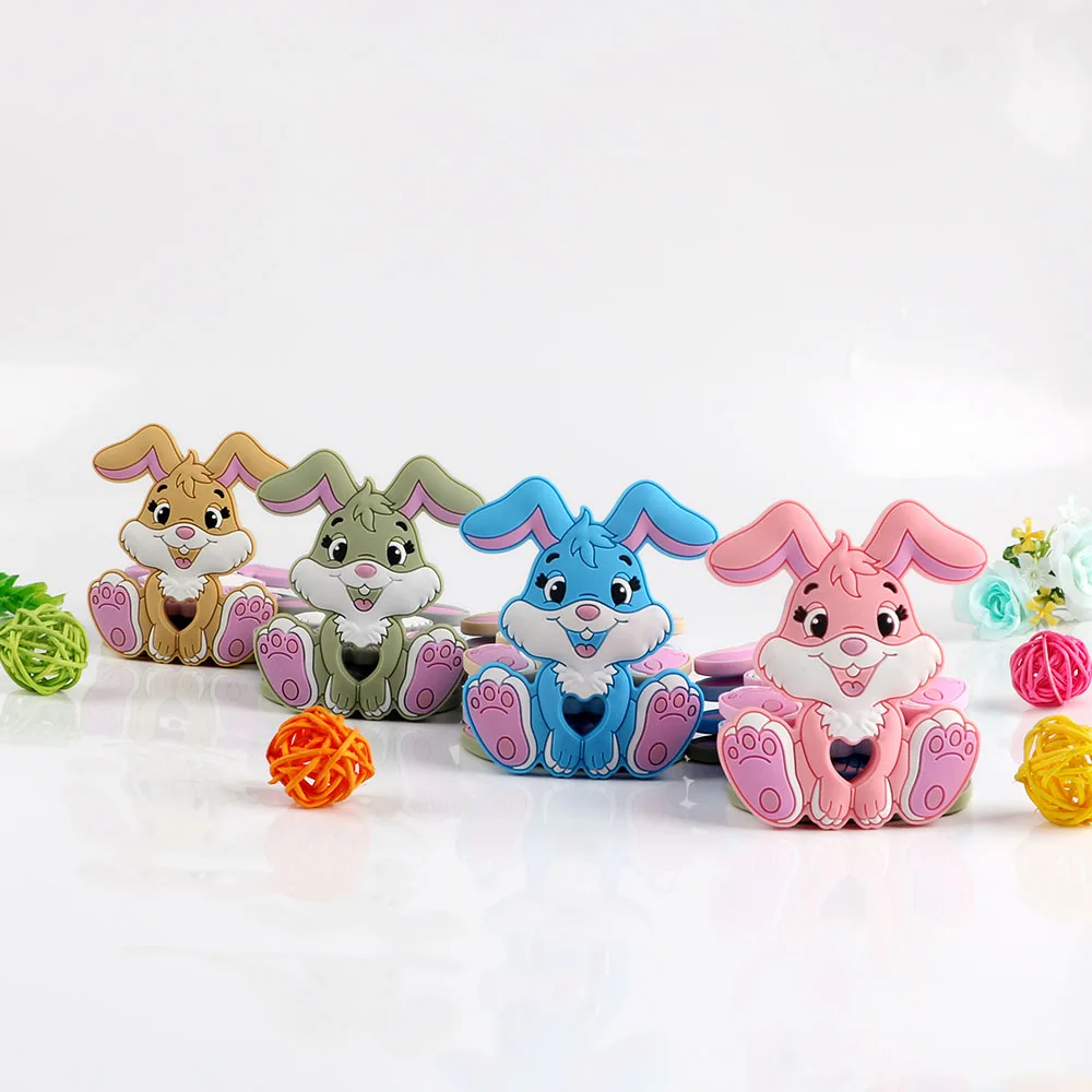 Cabezales de Silicona Conejo Kovict – Componentes para Bisutería Infantil - imagen 2