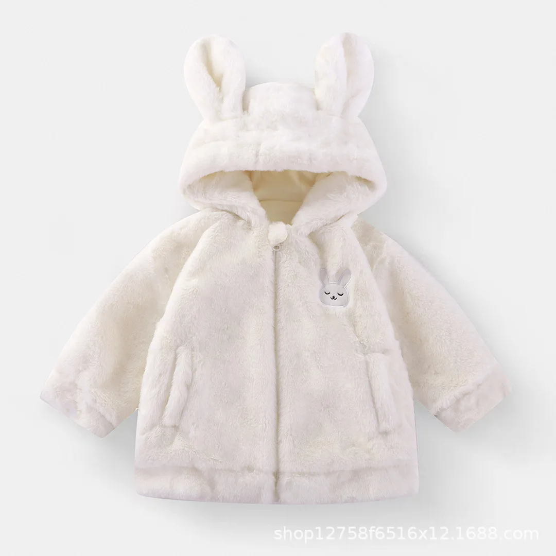 Chaqueta acolchada infantil con capucha cálida para invierno unisex