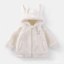 Chaqueta acolchada infantil con capucha cálida para invierno unisex