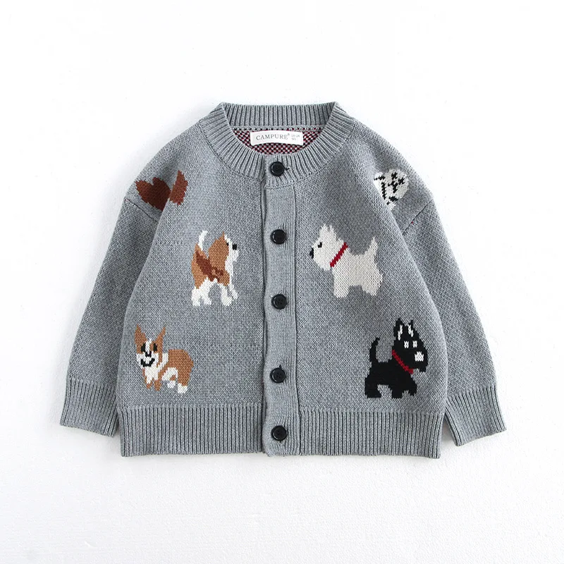 Cárdigan de punto Jacquard MILANCEL para niños – Primavera