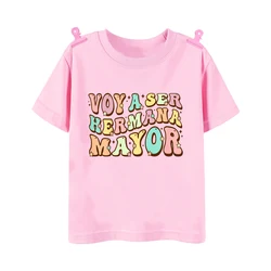 Camiseta para anuncio de embarazo hermana mayor - estampado español