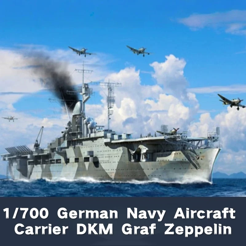 Maqueta de portaaviones DKM Graf Zeppelin para armar Trumpeter
