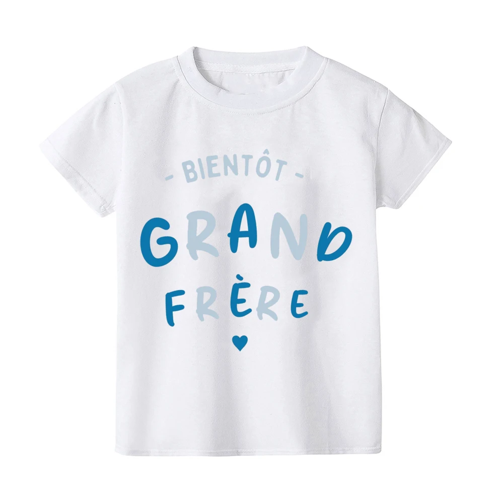 Camiseta hermano/a mayor para anuncio de embarazo y baby shower - imagen 3