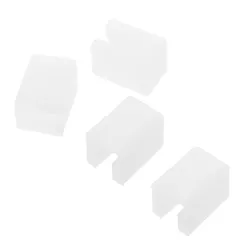 Protectores de esquinas de silicona transparente suaves antigolpes bebés