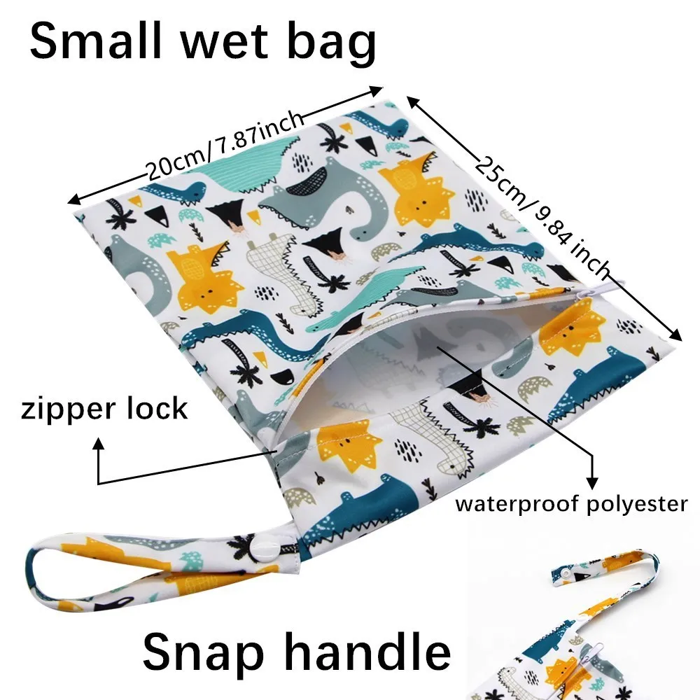Bolsa impermeable para pañales PUL de un bolsillo portátil - imagen 5