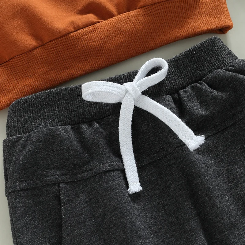 VISgogo conjunto sudadera con letras para bebé