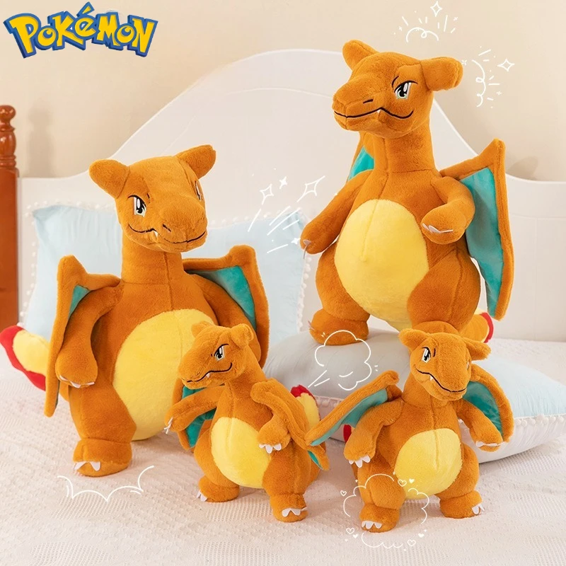 Peluche Charizard suave estilo anime, cojín para niños - imagen 3