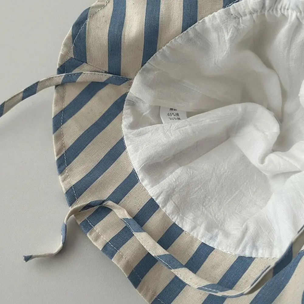 Sombrero de pescador bebé de algodón, protección solar ajustable - imagen 4