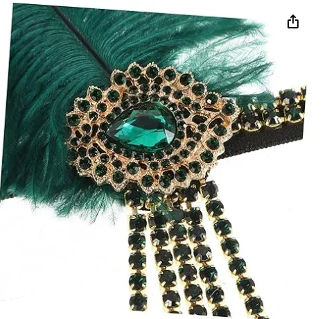 Detalle de cuentas y caída elegante