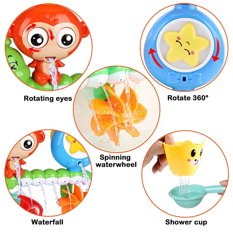 Juguete de agua para baño infantil