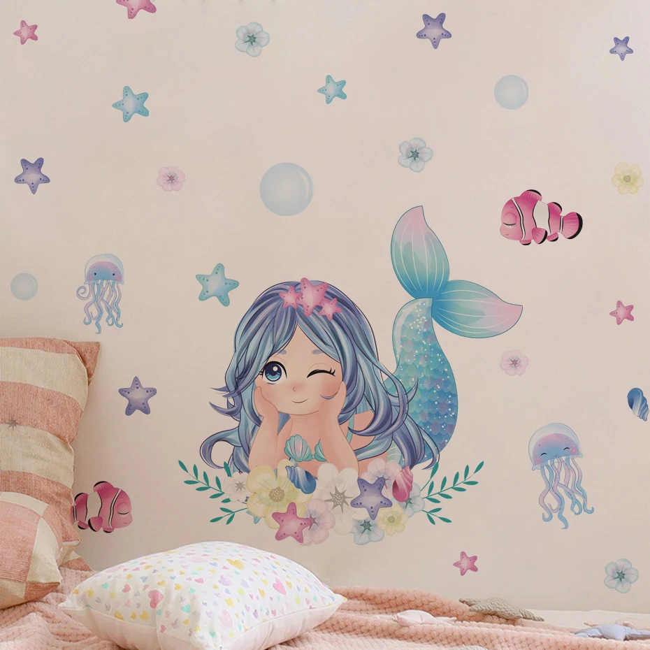 Pegatinas de pared de medusas oscilantes para habitación infantil - imagen 5
