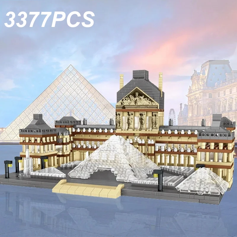 Bloques de construcción Louvre – Maqueta arquitectónica educativa - imagen 2