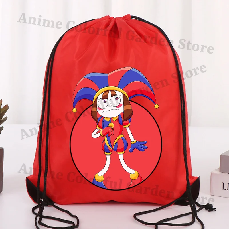 The Amazing Digital Circus bolsa con cordón de poliéster para deporte