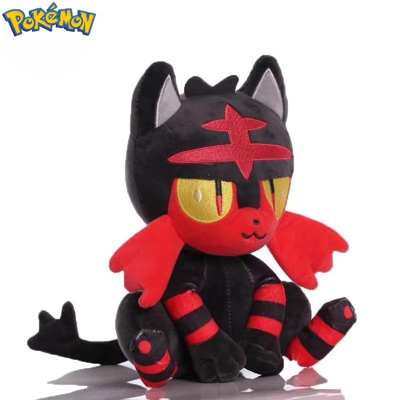 Peluche Pokémon Litten suave tipo muñeco tierno para niños