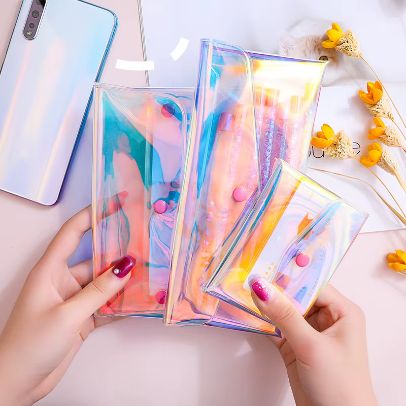 Uso como bolsa de cosméticos con brochas y maquillaje