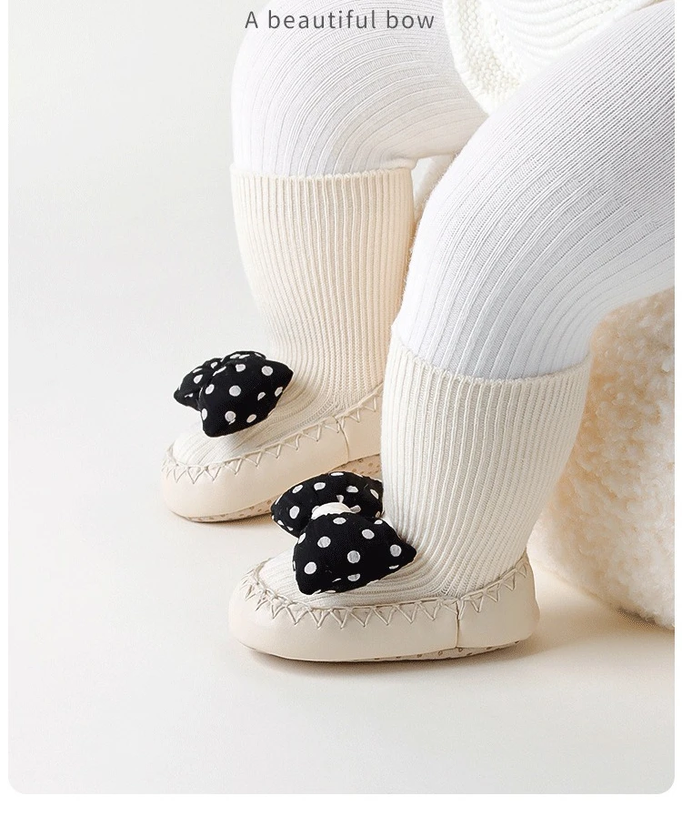 Zapatos kawaii para primeros pasos con lazo