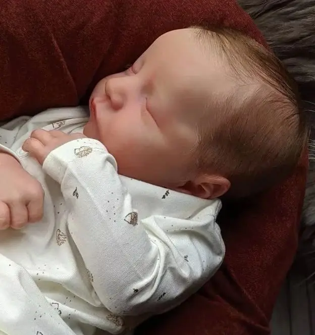 Muñeca Reborn recién nacida de cuerpo completo 3D realista - imagen 4