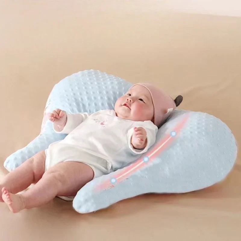 Almohada ajustable para bebé transpirable con funda de algodón - imagen 5