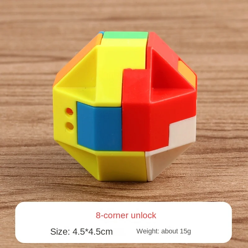 Luban Cubo 3D rompecabezas antiestrés – Juguete educativo para niños - imagen 5