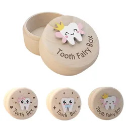 Organizador dientes de leche en madera para bebés – Regalo
