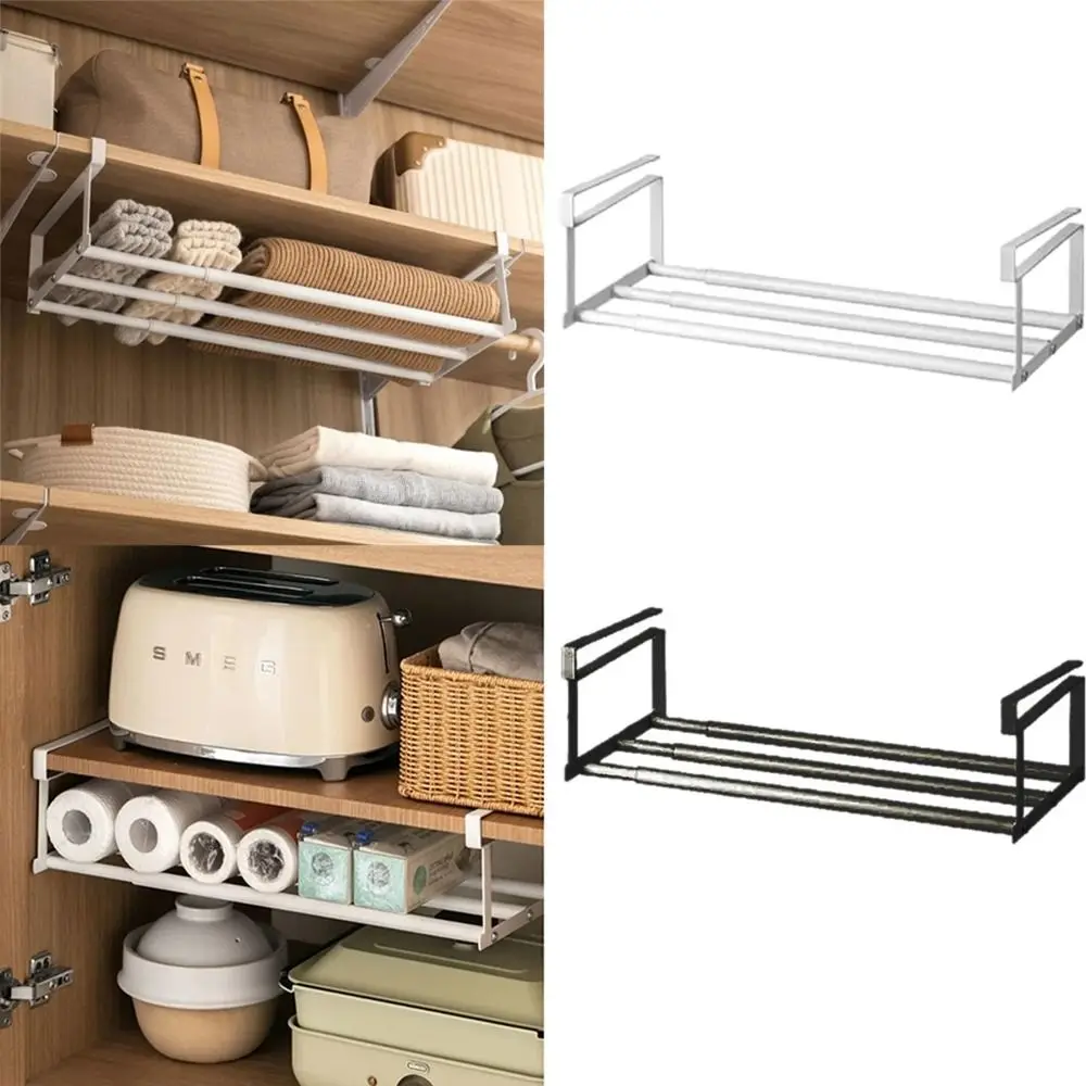 Bandeja organizadora retráctil de zapatos con particiones - imagen 3