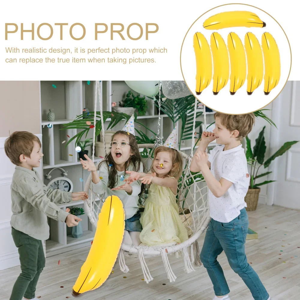Utilería de plátano inflable para sesiones de foto