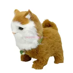 Peluche de gato interactivo con sonido y movimiento para juegos