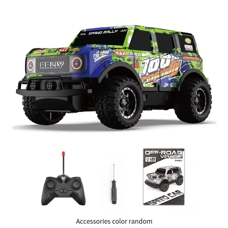 Buggy RC coche teledirigido todoterreno con luces LED para niños - imagen 5