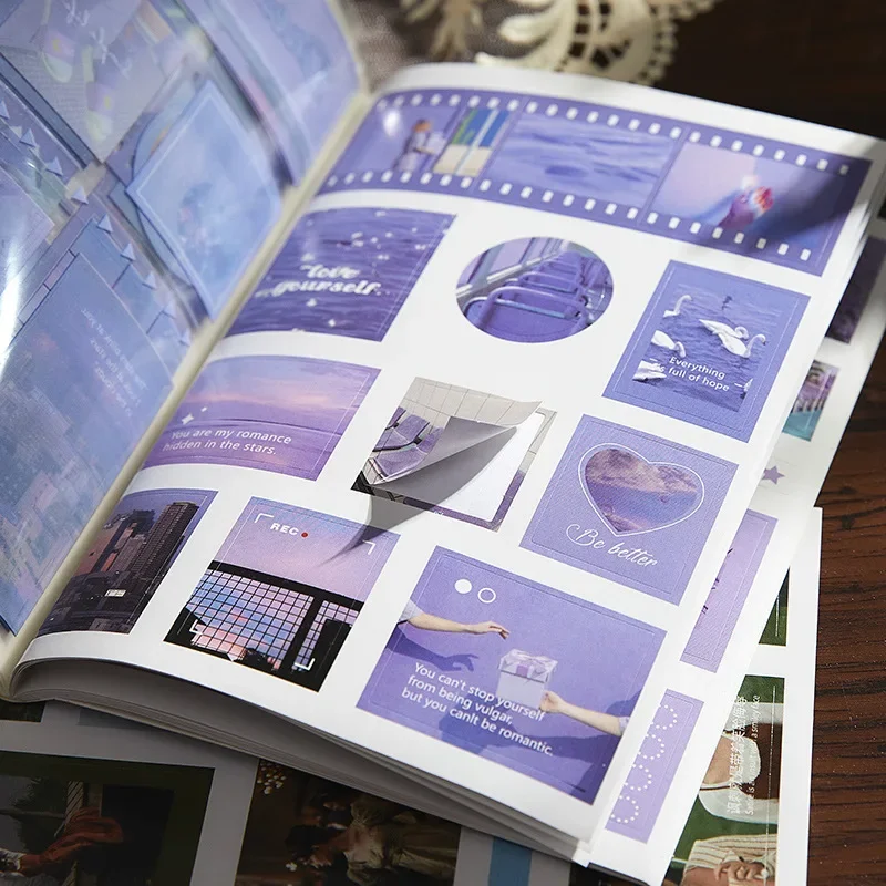 Pegatinas estilo retro cielo para scrapbooking - imagen 5
